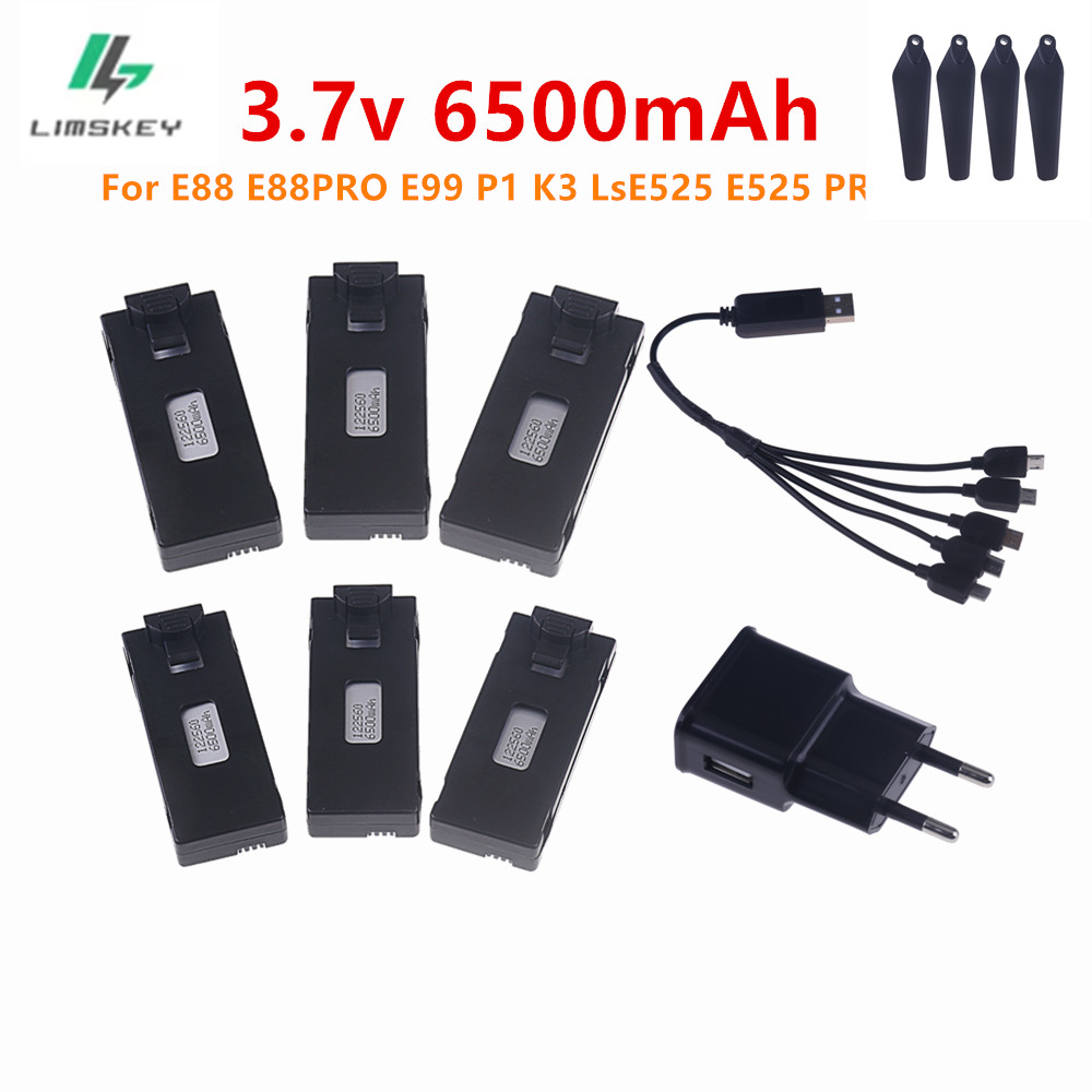 Eachine Drone E58 - 3.7V 6500Mah Lipo Battery and Charger