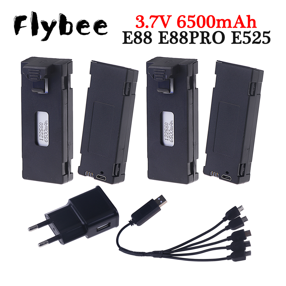 Eachine Drone E58 - Rechargeable 3.7V 6500mAh Battery an Charger