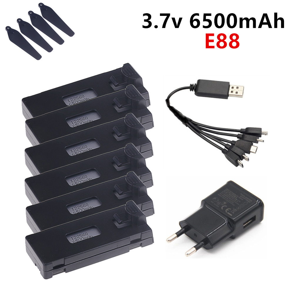 3.7V 6500mAh Lipo Battery For  - огляд і ціна Eachine Drone E58