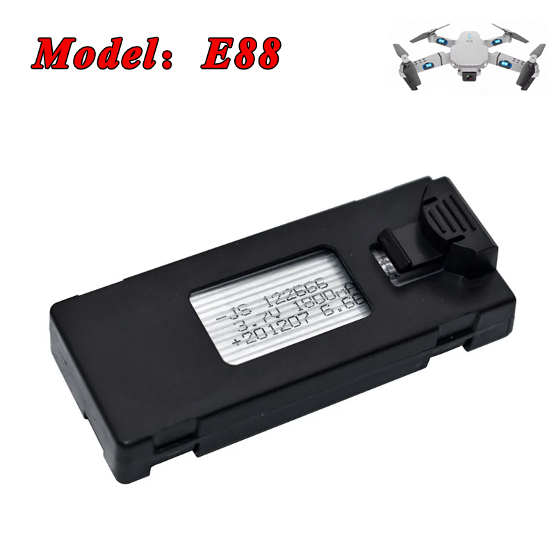 3.7V 1200mAh 1800mAh Lipo Batt - огляд і ціна Eachine Drone E58