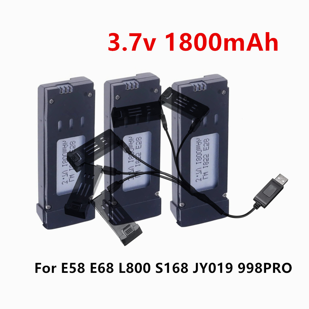 3.7V 1800mAh Drone Lithium Bat - огляд і ціна Eachine Drone E58