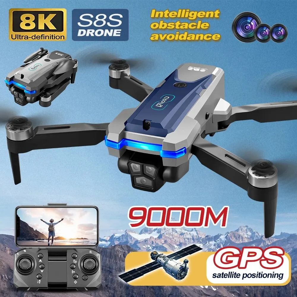 S8S GPS Drone 5G Wifi 8K HD Du - огляд і ціна Drone Camera Mount