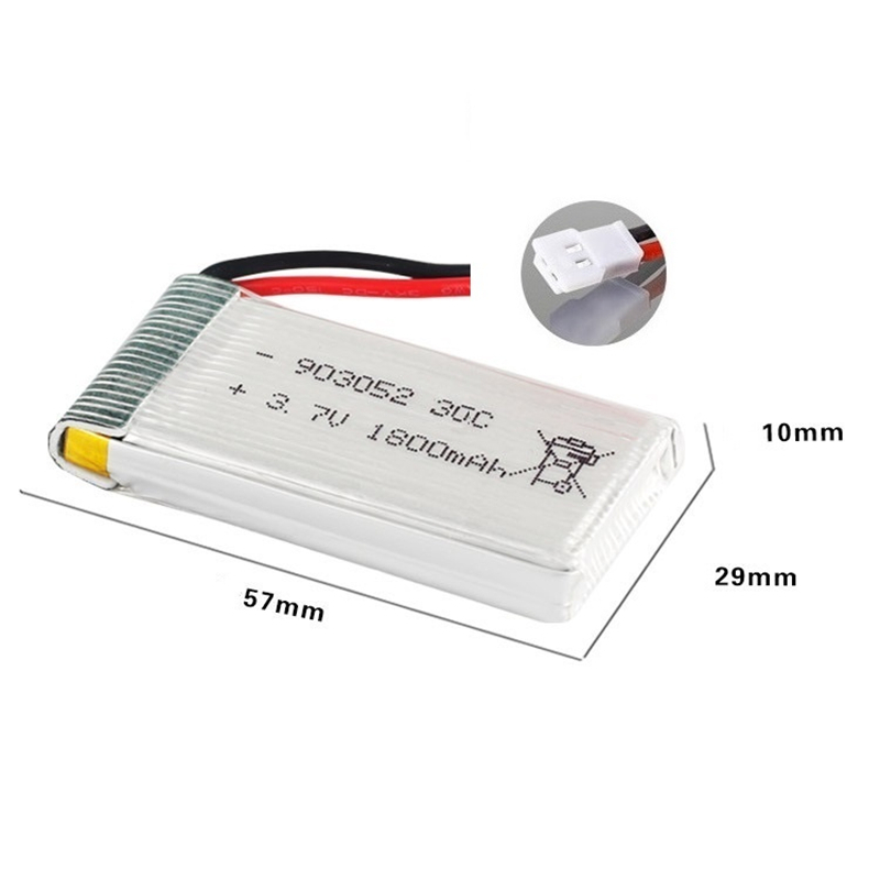 Upgrade 3.7v 1800mAh Lipo Batt - огляд і ціна Eachine Drone E58
